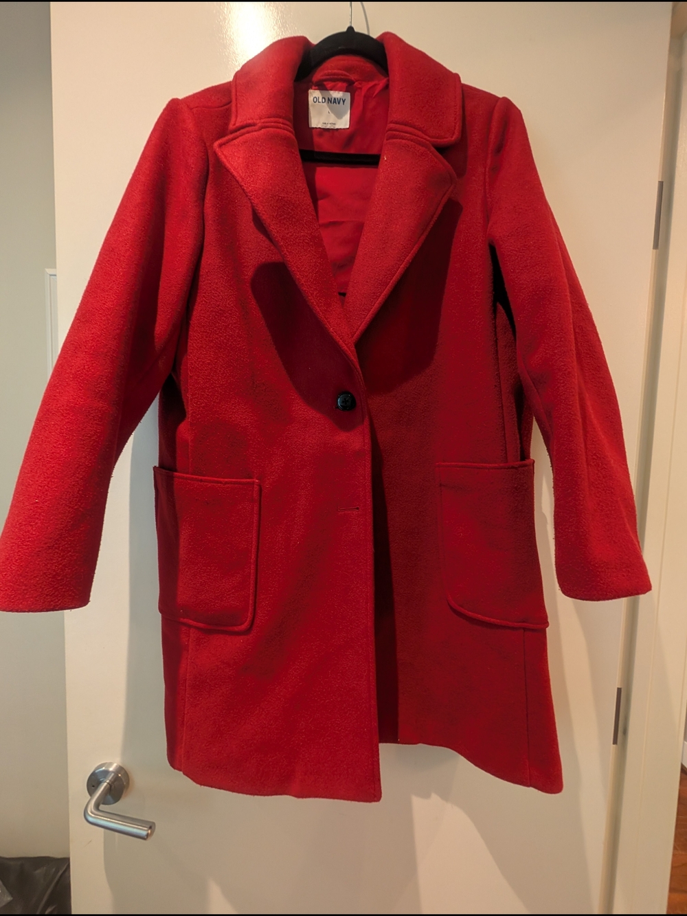 Old Navy Women's Red Peacoat